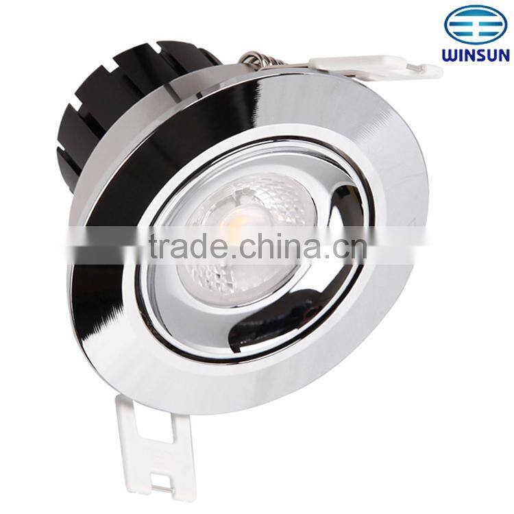 chrome COB ceiling lights IP40 11W 750LM smart dimmable CRI85/95 CE SAA C-tick approved