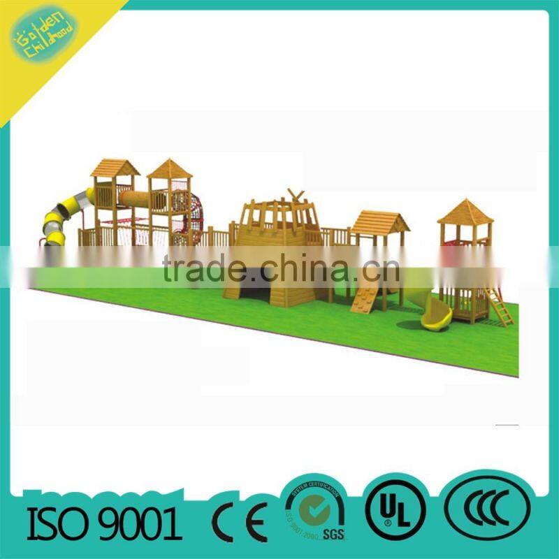 2016 wood plastic composite playground MBL02-U46