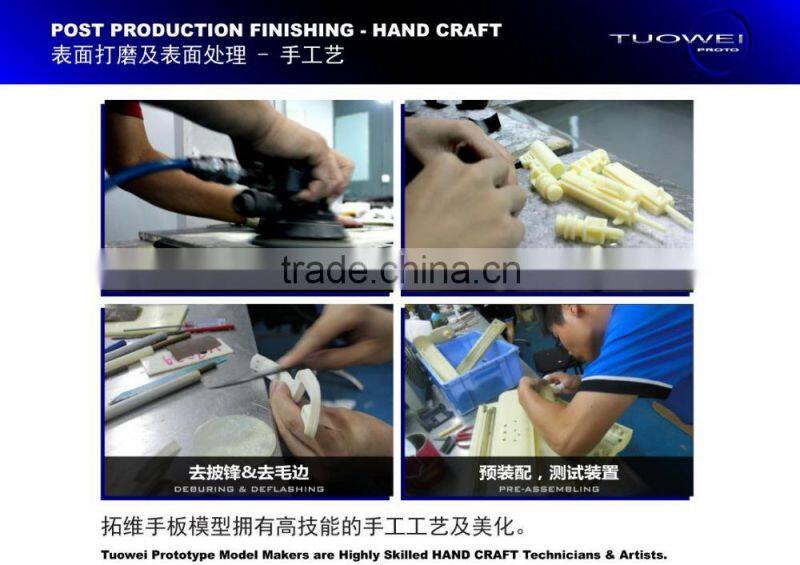 High impact strong plastic Delrin parts rapid prototype gear