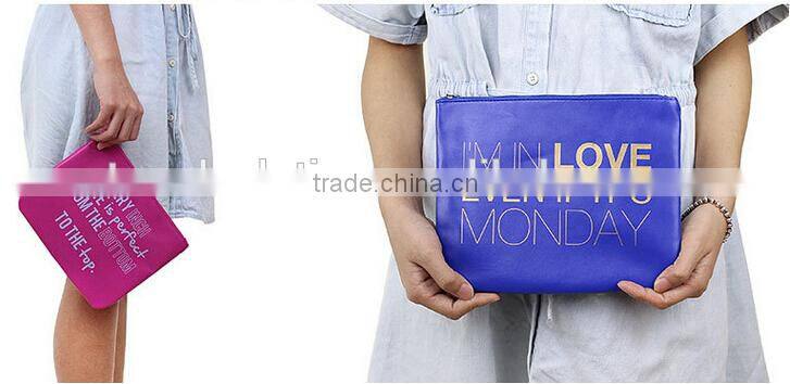 2015 new design colors nylon cosmetic bag for stock