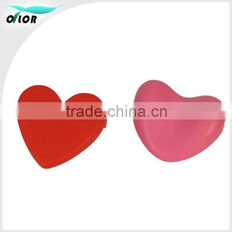 Promotional items custom toy balls type sweet heart shape PU stress balls