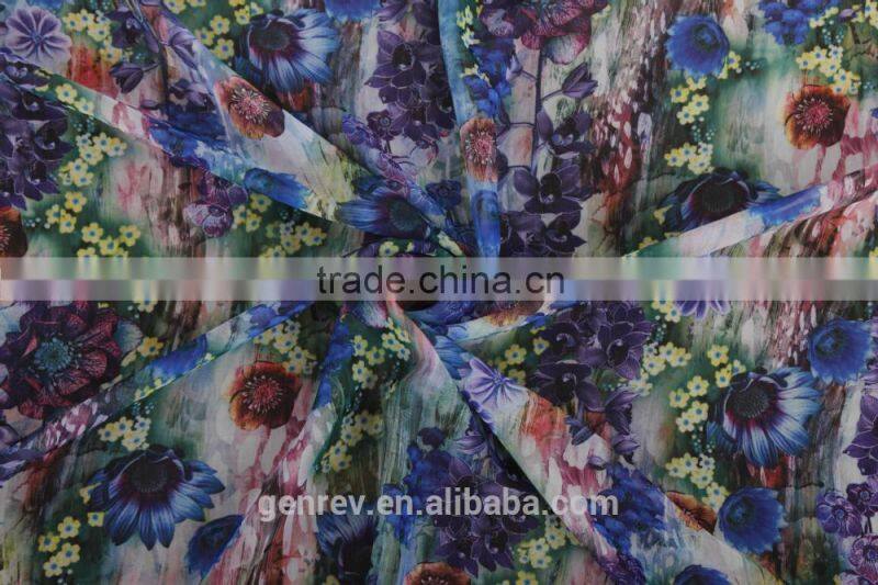 chiffon printed fabric poly chiffon print fabric fot printing factory dierct sale polyester fabric