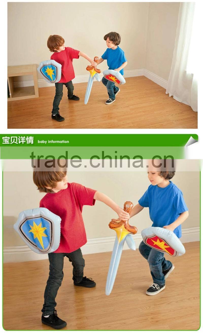 factory direct sale inflatable swords and inflatable shield for kids No toxic
