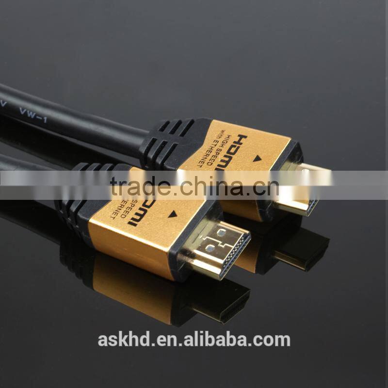 HDMI Cable V1.4& 2.0 High Speed 2160P 3D With ethernet