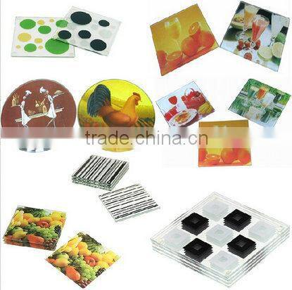 High quality clear acrylic coasters,coffee cup mats,drink coasters
