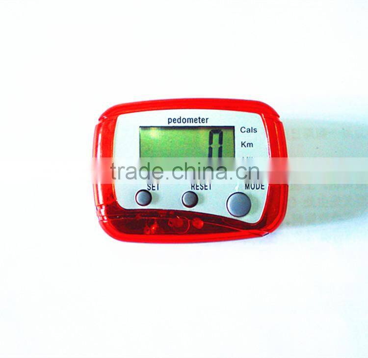 Bulk multi-function Cals/KM/Mile Personalized Setting Walk Mate Calorie Step Sport Counter pedometer