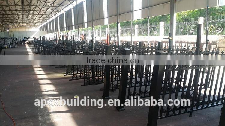 wrought iron security screen door