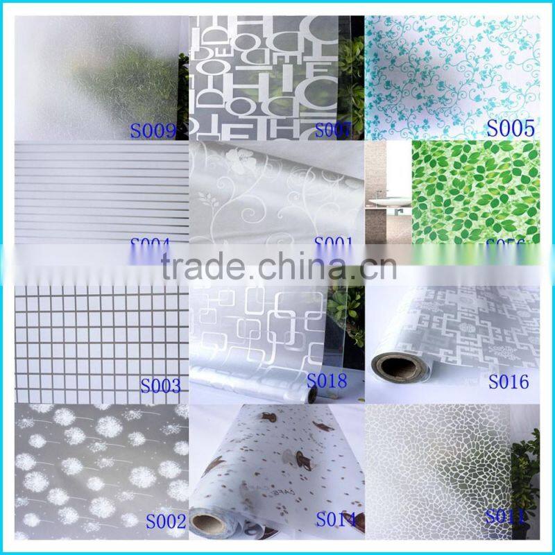 house design self adhesive pvc glass window film tools