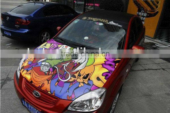 New design for bomb vinyl sticker with air channels