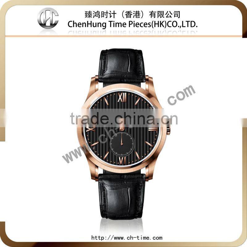 Fancy ladies leather bracelet wrist q&q japan brand watch