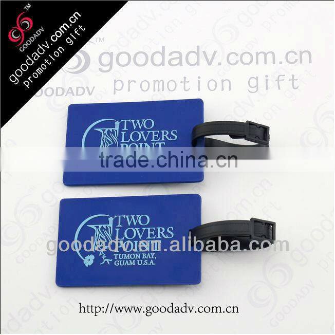2014 hot-selling Customized soft pvc luggage tag for traveling items