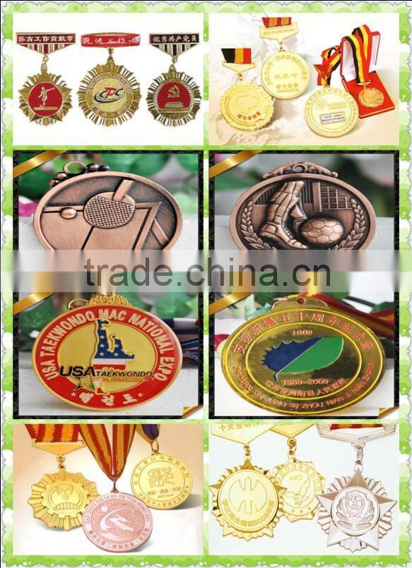 Custom soft enamel award medallions, soft enamel medallions