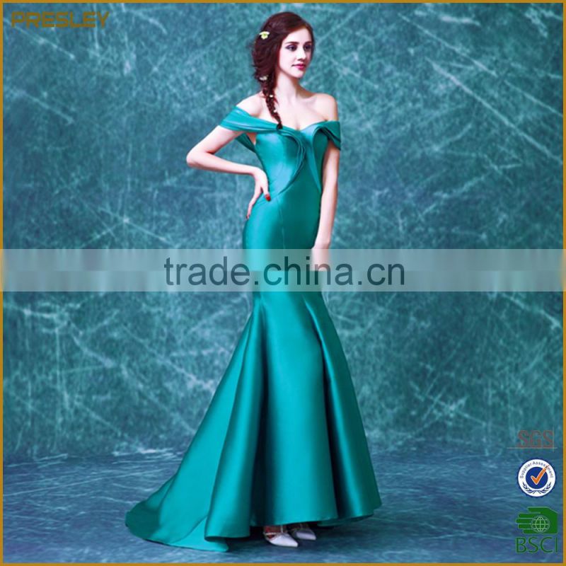 Sexy Fashion Floor Length Mermaid Deep V neck Wedding party Dress 2016