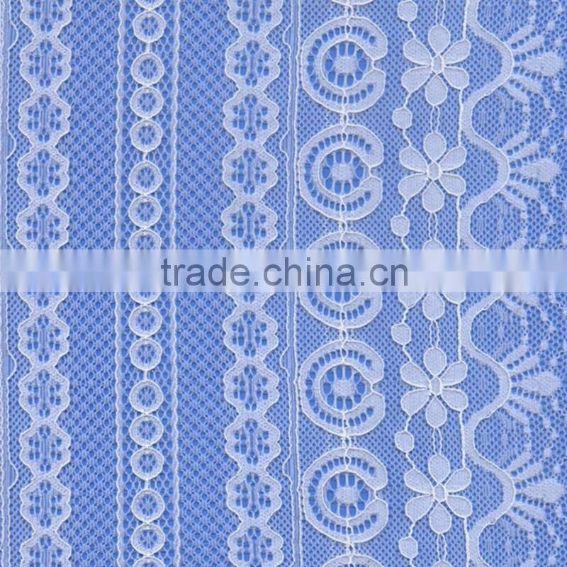 Jacquard Polyester Lace Fabric