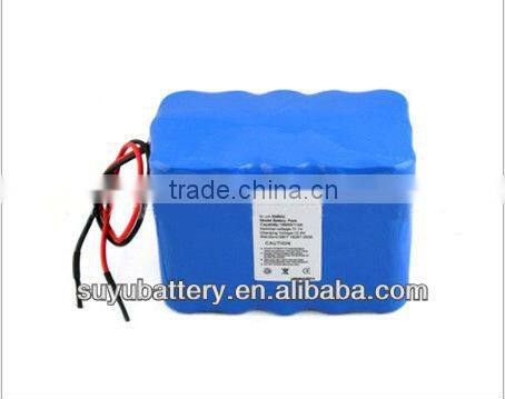 7.4V ICR rechargeable 18650 lithium battery pack