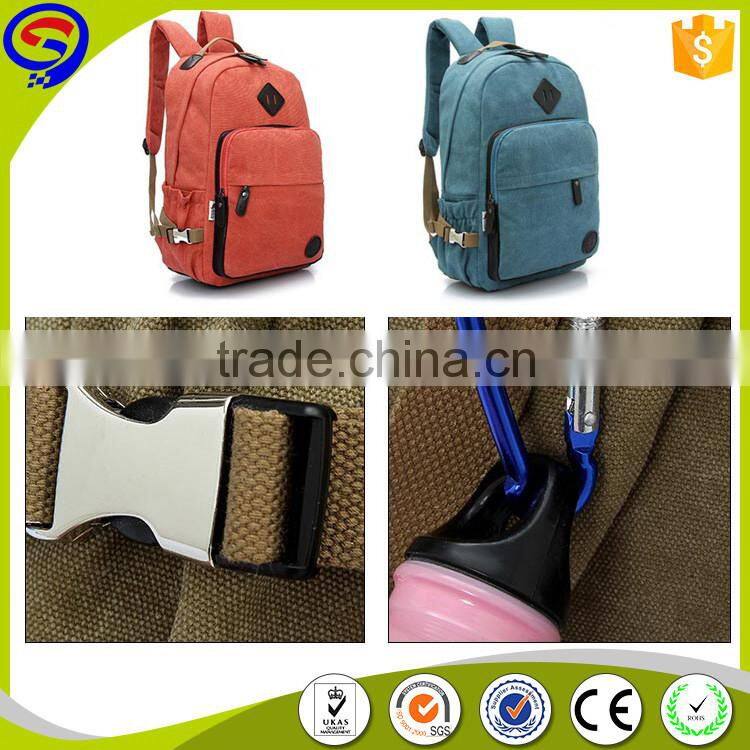 Competitive price Top Quality college canvas fashionable backpack
