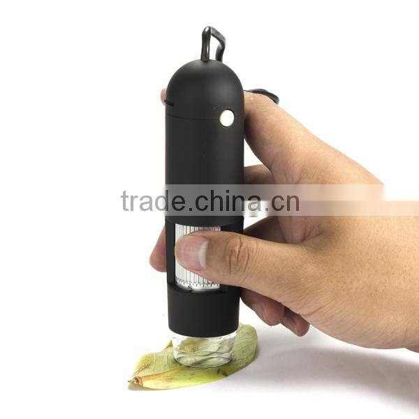 High Quality 1.3MP 400x USB Digital Microscope with stand holder and 8 LED