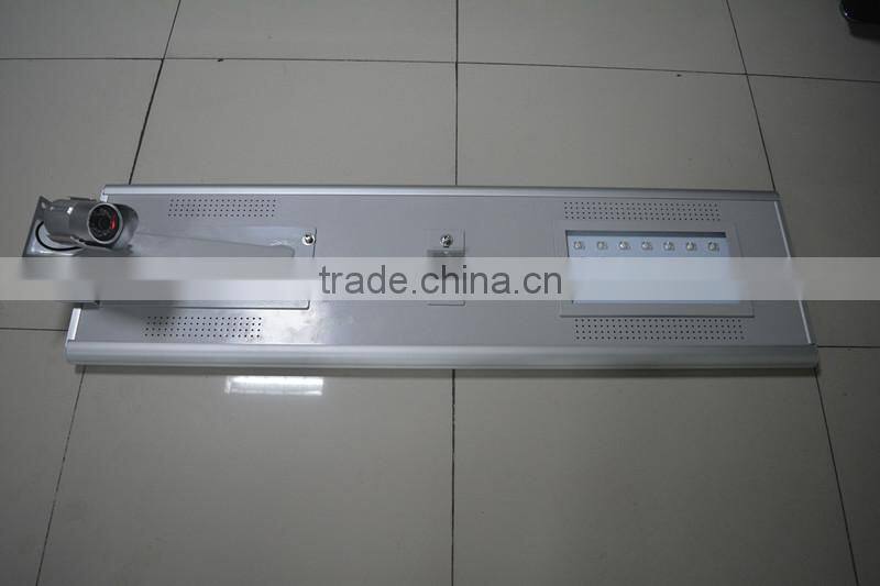 Outdoor Solar Led Street Light with Camera & Mobile App 20w 30w 50w