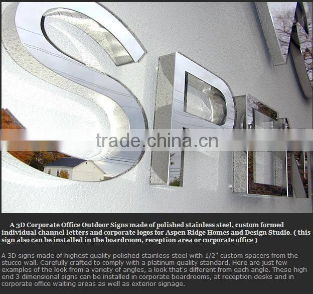 outdoor advertising sign wall-mounted sign