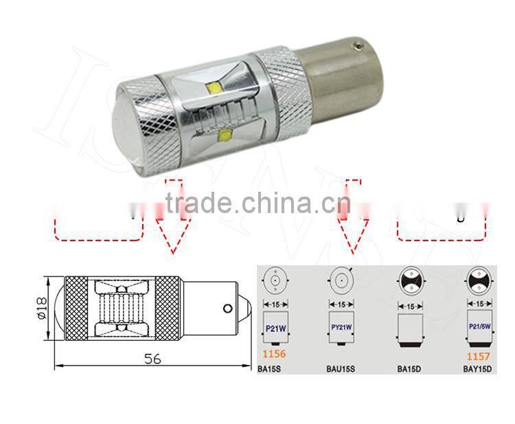 1156 /1157/ 7440/7443/ 9/25w/30w high power canbus crees