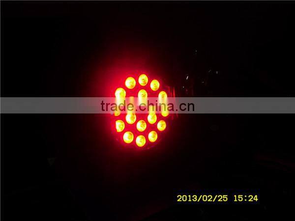 rgbw led par stage lights 18*10w rgbw full color led par lights