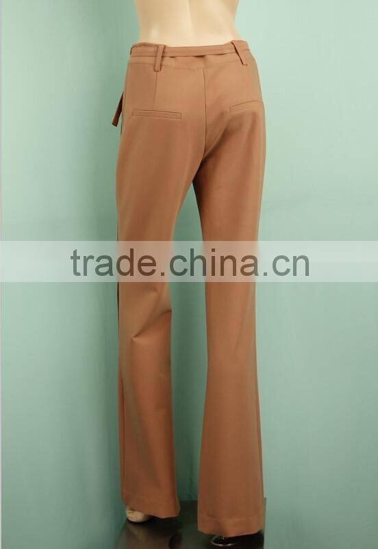 2016 Office lady crotchless professional 100% polyester warmup pants