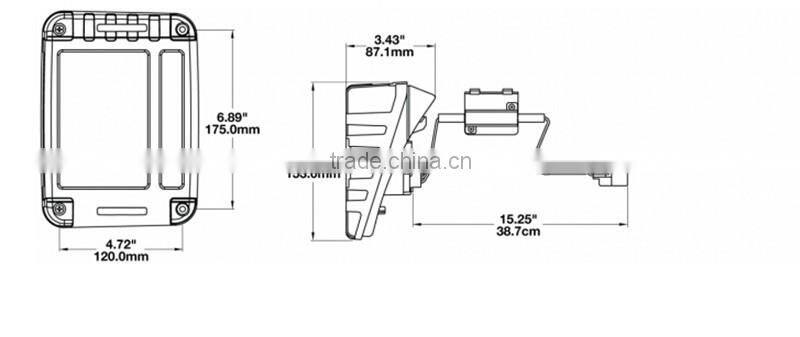 NEWEST ARRIVAL !! 6"x 8" Jeep LED tail light for Jeep Wrangler led trailer tail lights