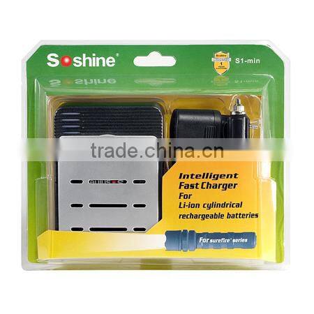 1-4pcs 18500/RCR123/16340 Li-ion battery charger universal battery charger 18500 battery charger