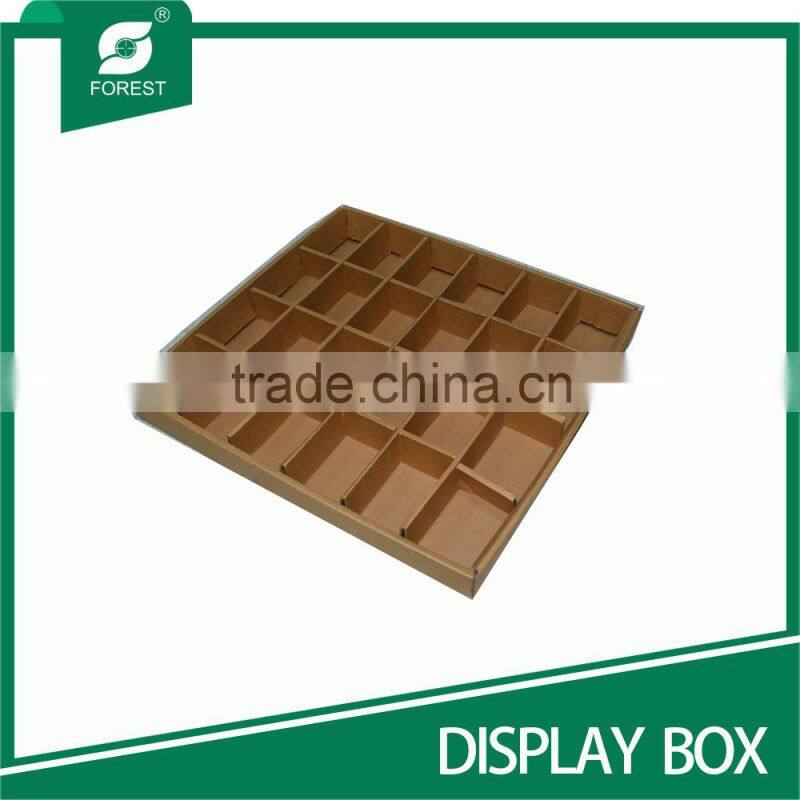 LARGE DISPOSABLE WHITE PAPER TRAYS WITH 24 COMPARTMENTS