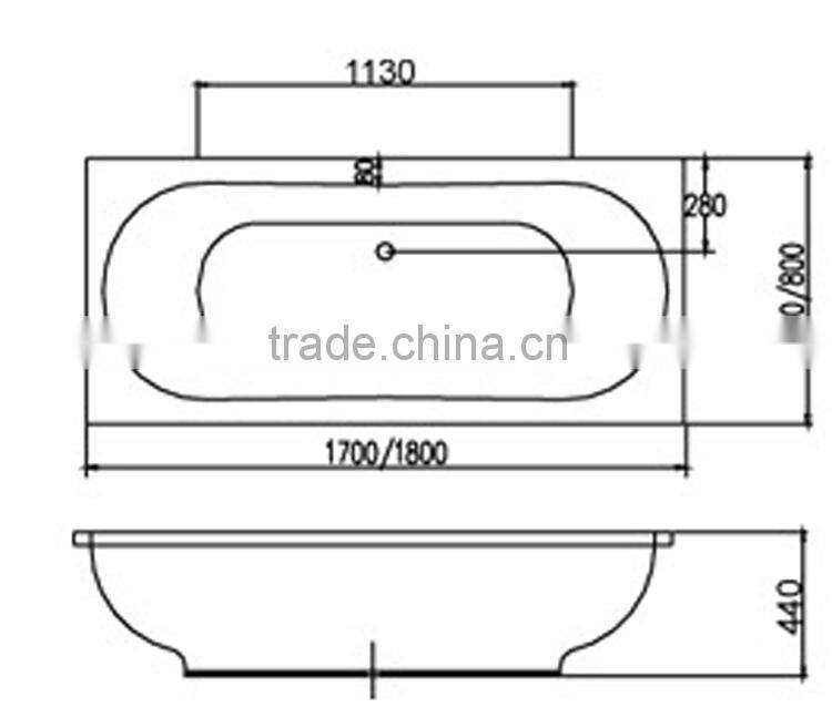 SUNZOOM UPC/cUPC certified portable freestanding acrylic bath tub,hot tub bathtub, sexy family spa tub