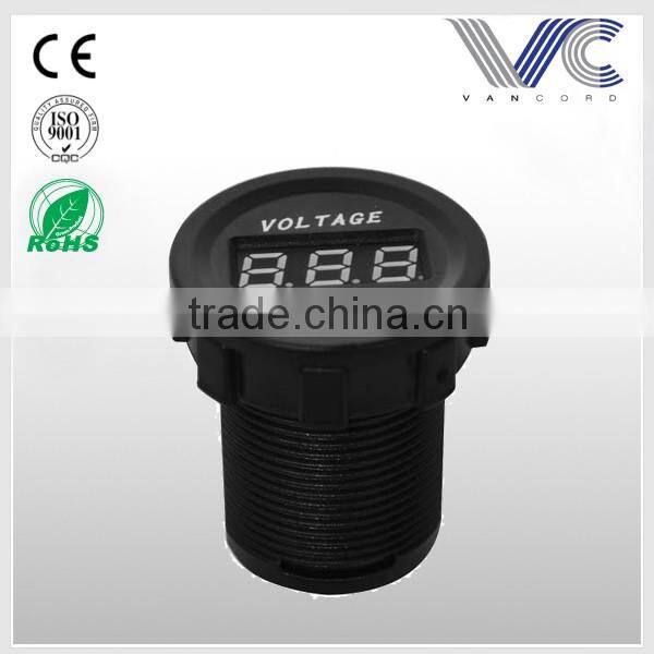 LED Panel Meter Digital Voltmeter DC 0-30V with USB connecting waterproof