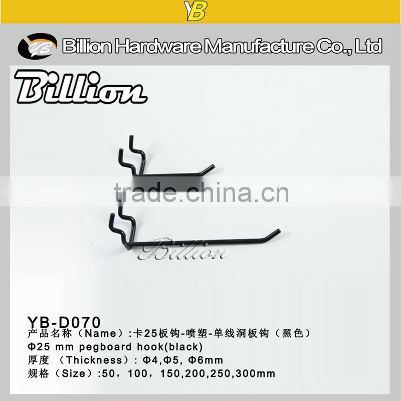 Reliance factory retail pegboard hook pegboard hooks black