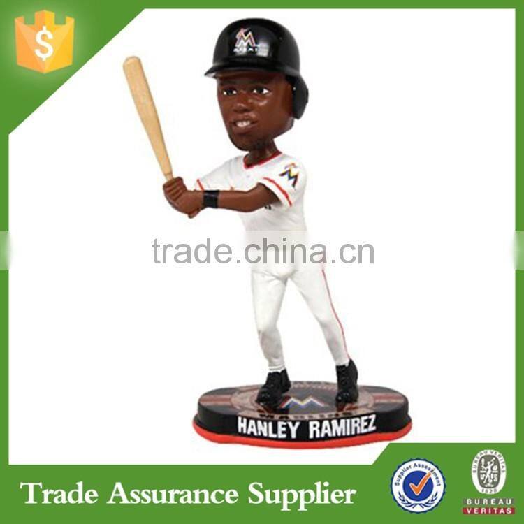 Europe Style Handmade Resin Crafts Custom Player Bobble Head