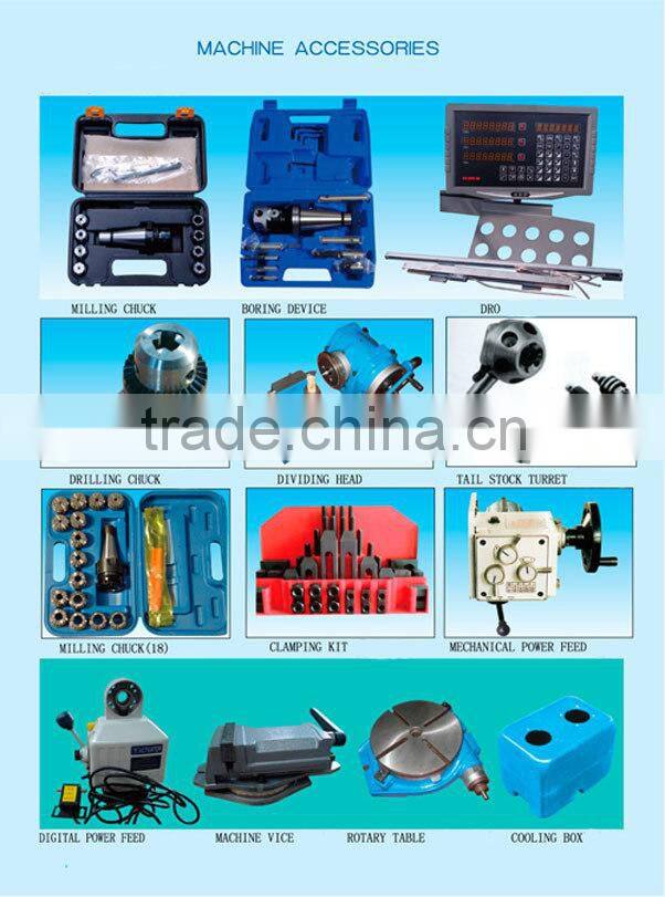 X6325D popular middle size universal turret milling machine