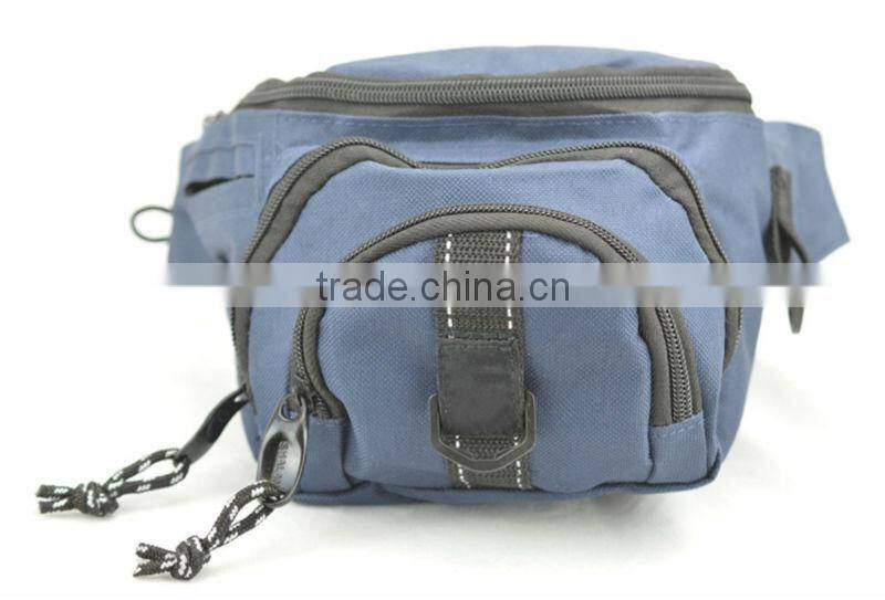 Men's 3 zipper pockets waist bag