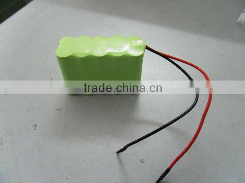 AAA battery 12V rechargeable battery pack with Lead Wire & connector