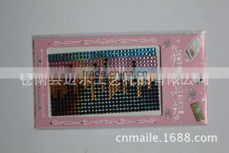 Top Sale Mobile Phone Acrylic Sticker/acrylic sticker / crystal sticker