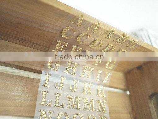 adhesive glitter hologram sticker for decoration