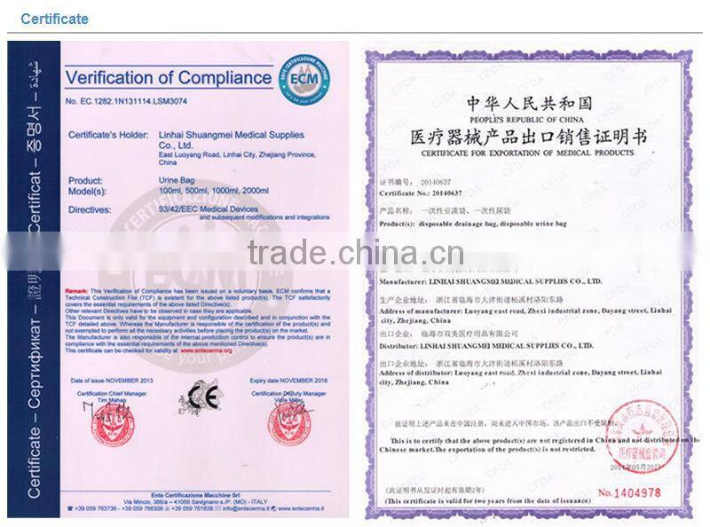 Paediatric urine collection bag