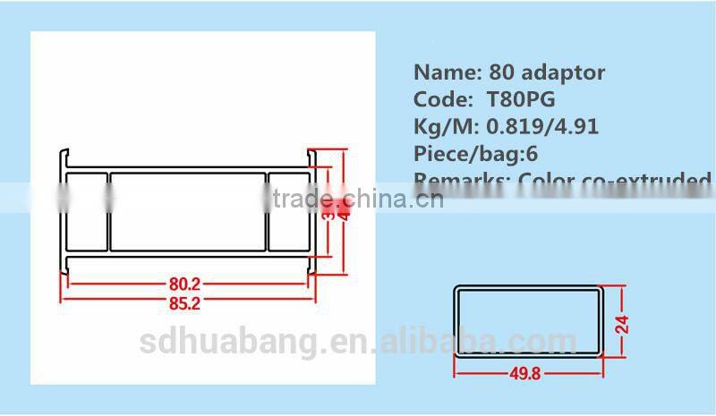 pvc profile production line 80 adapto/coupling/ China factory