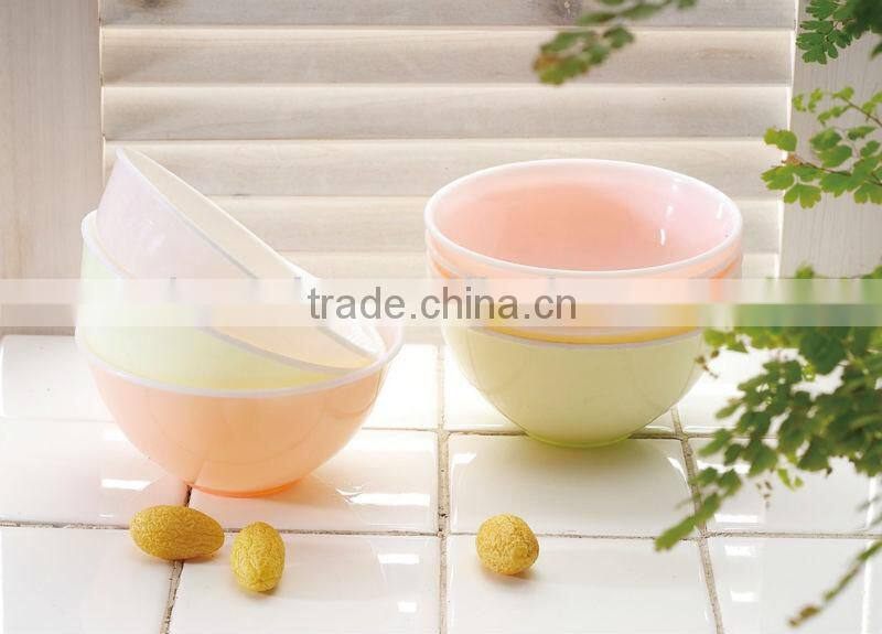 Cartoon kitchen products plastic microwave bowls, Customized logo plastic salad bowl, microwave cooking bowls