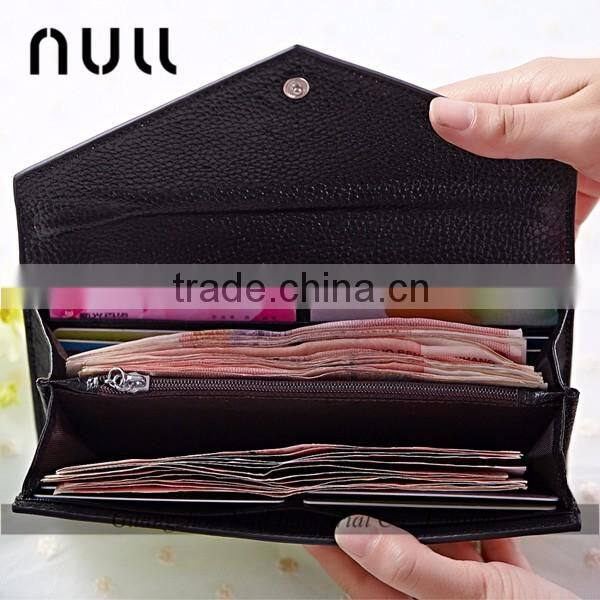 Hand phone holders woman genuine leahter cheque book holder wallet