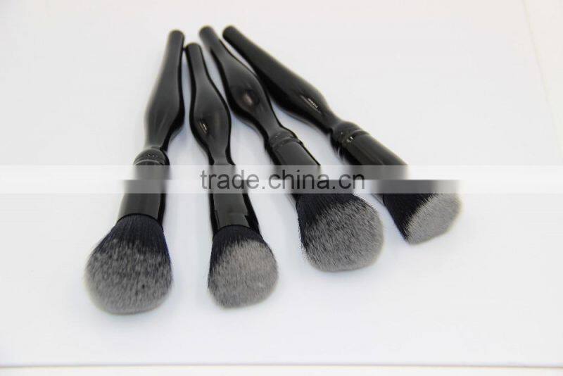 YMC Multi-Function Pro 4pcs black makeup brush set