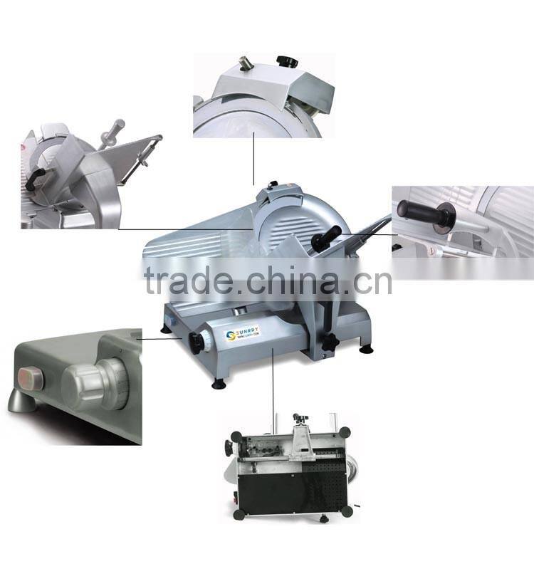 Meat slicer bade diameter 250 mm frozen meat slicer is chinese blade hand meat slicer for CE (SY-MS250A SUNRRY)