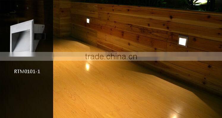 indoor square 87*87mm stair led light/recessed stair light/stair step light