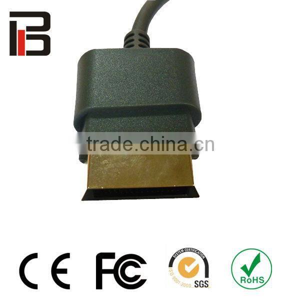 New optical RCA cable for xbox360 AV cable adapter for xbox360 acessories