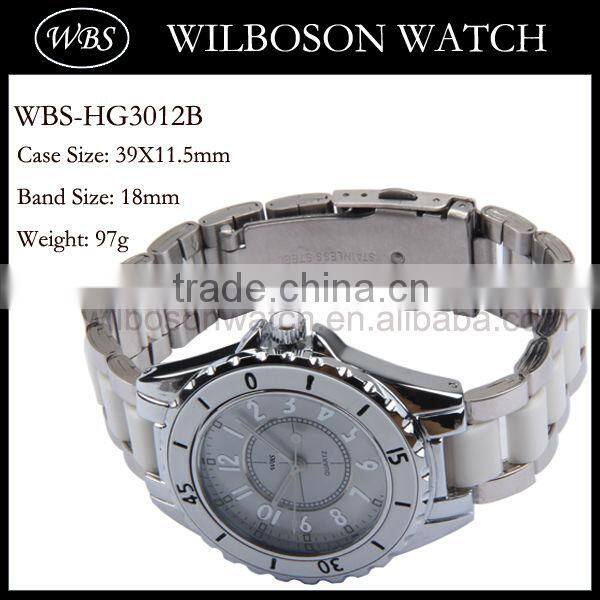 Japan movement stainless steel quartz watch price