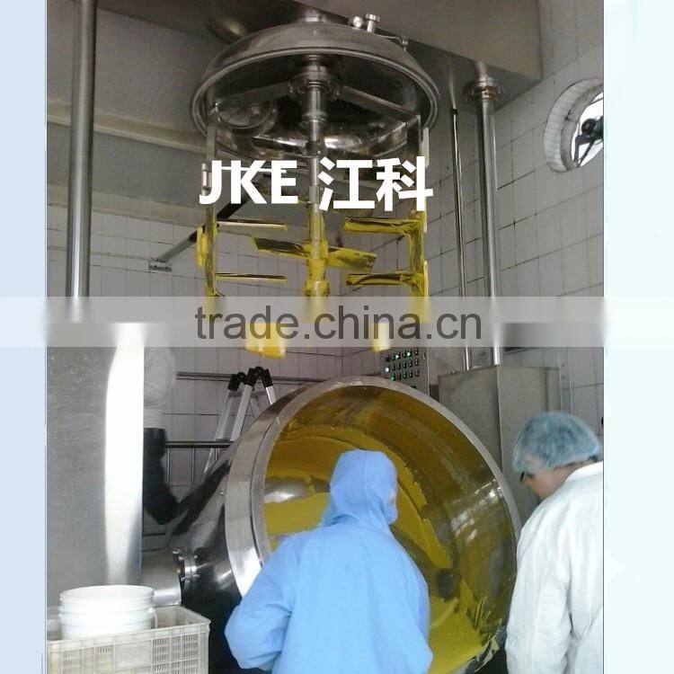 VEM-1000Liter Automatic Vacuum Homogenizing Emulsifier/Cake Gel Emulsifier Making Machine