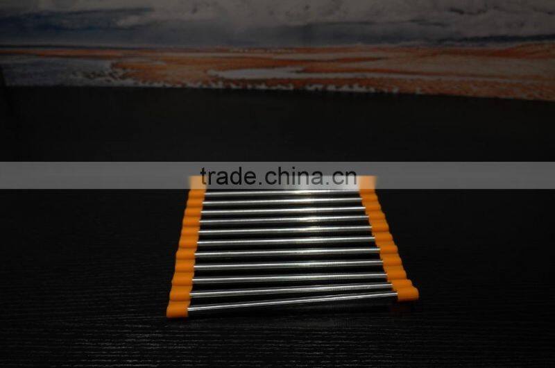 New pot holder Stainless steel folding silicone pad pad anti hot insulation pad