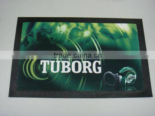 bulk promotional custom rubber bar mat